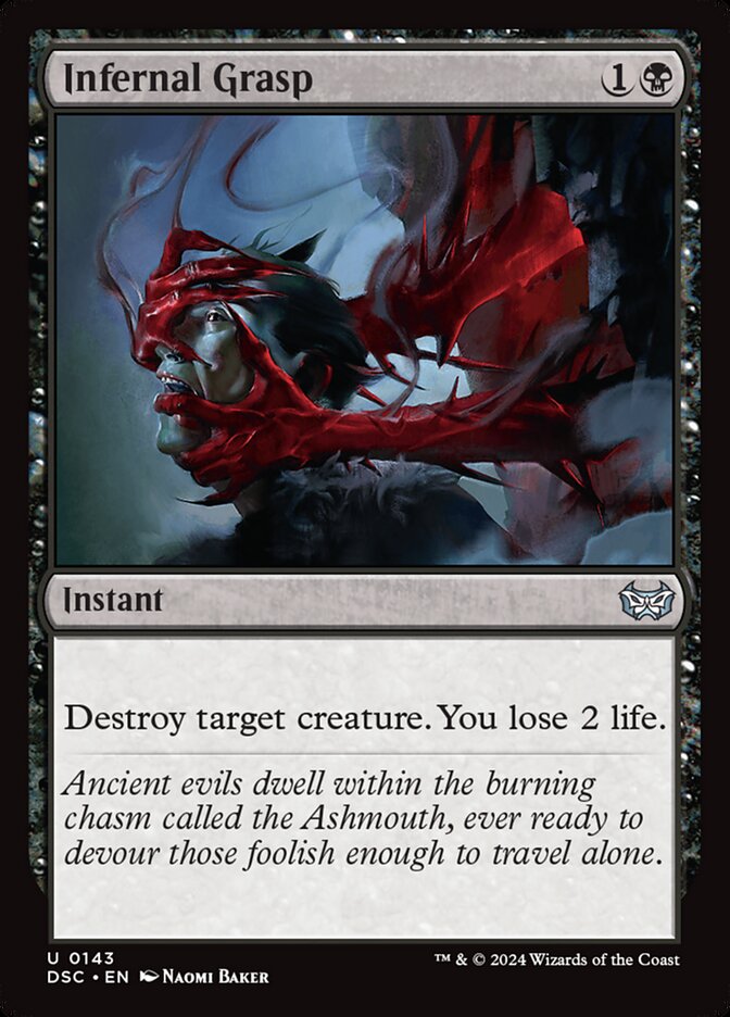 Garras Infernais / Infernal Grasp - Magic: The Gathering - MoxLand