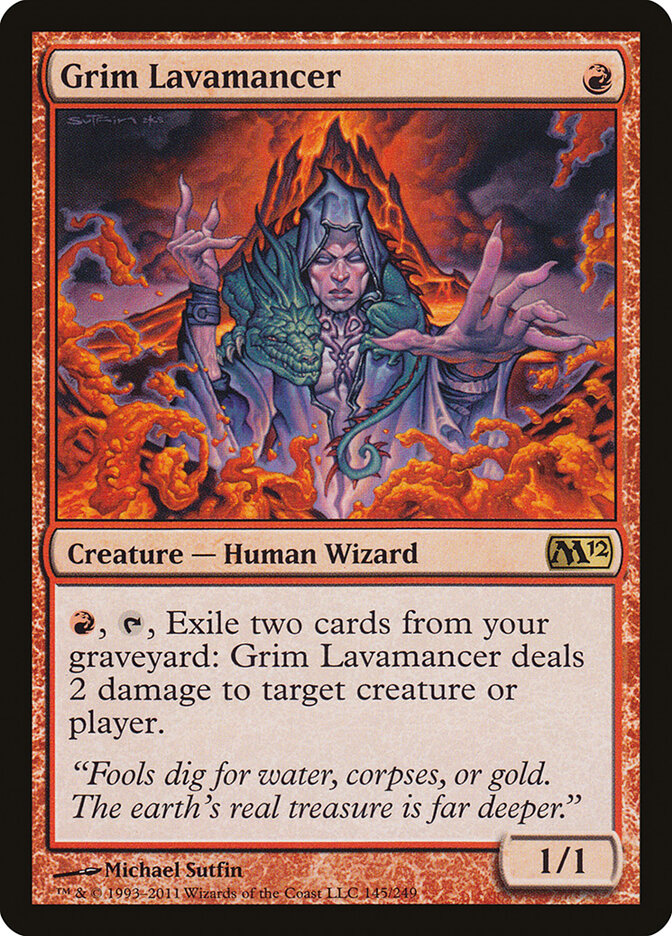 Lavamante Implacável / Grim Lavamancer - Magic: The Gathering - MoxLand