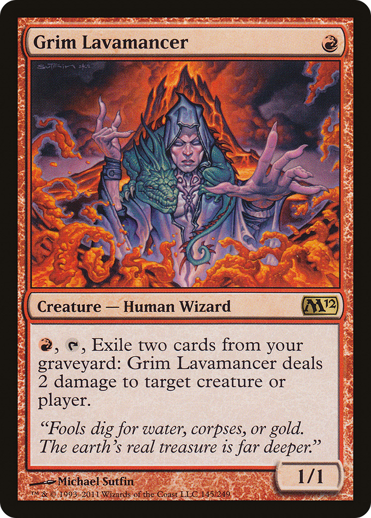 Lavamante Implacável / Grim Lavamancer - Magic: The Gathering - MoxLand
