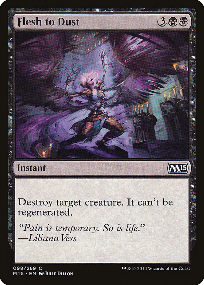 Da Carne ao Pó / Flesh to Dust - Magic: The Gathering - MoxLand