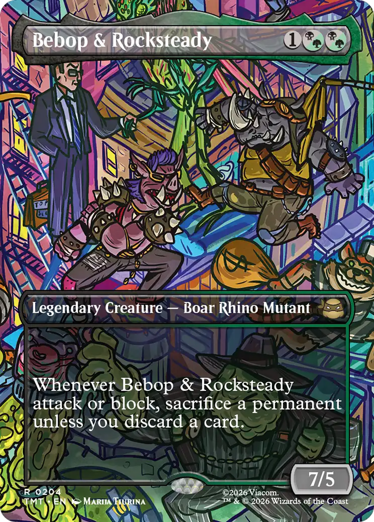 Bebop & Rocksteady - Magic: The Gathering - MoxLand
