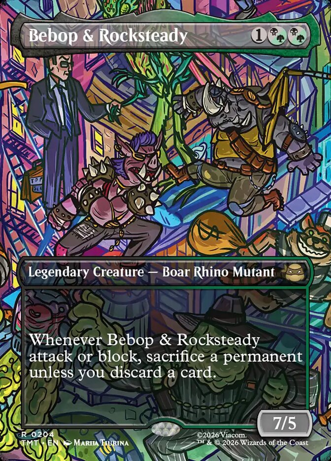 Bebop & Rocksteady - Magic: The Gathering - MoxLand