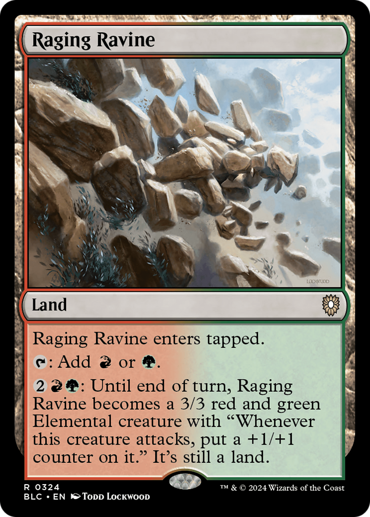 Ravina Enfurecida / Raging Ravine - Magic: The Gathering - MoxLand
