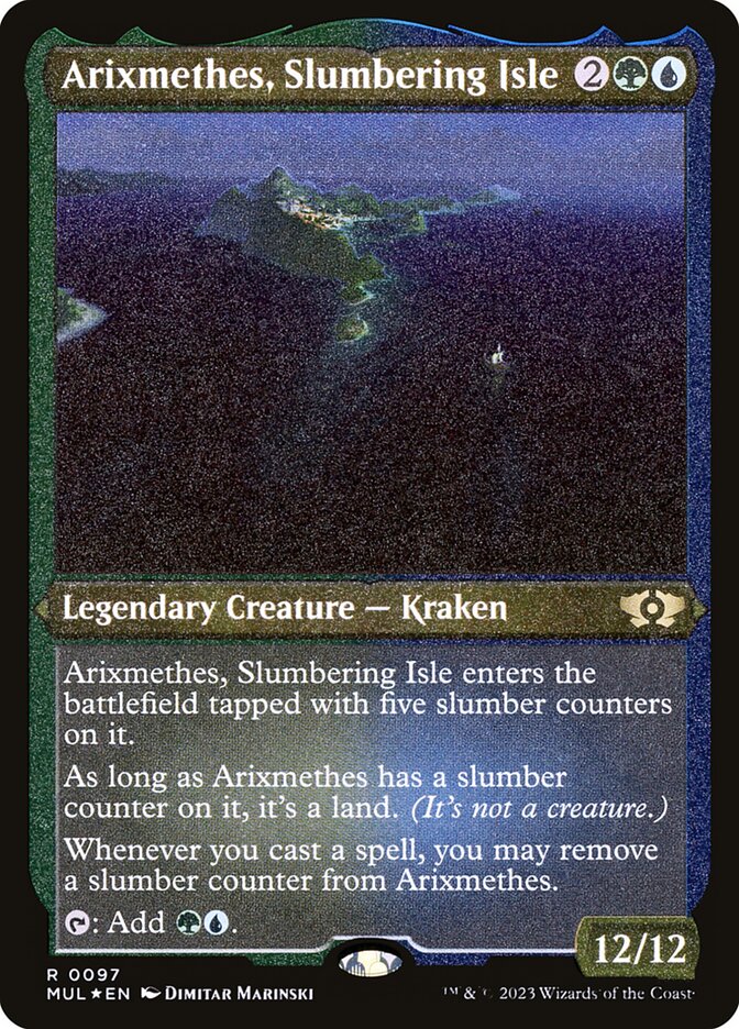 Arixmetes, Ilha Hibernante / Arixmethes, Slumbering Isle - Magic: The Gathering - MoxLand