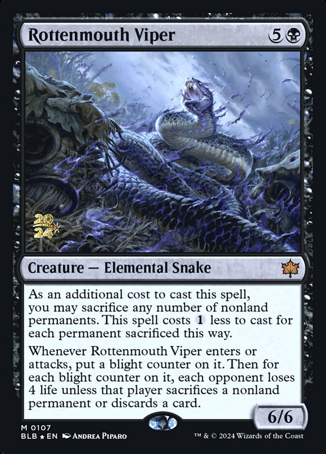 Rottenmouth Viper - Magic: The Gathering - MoxLand