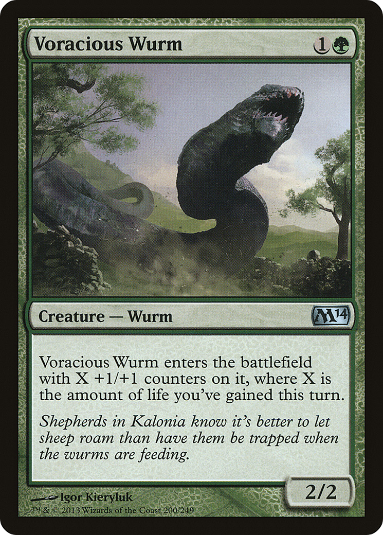 Vorme Voraz / Voracious Wurm - Magic: The Gathering - MoxLand