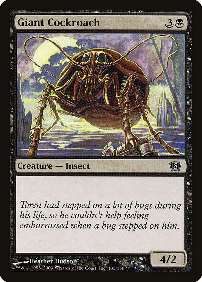 Barata Gigante / Giant Cockroach - Magic: The Gathering - MoxLand