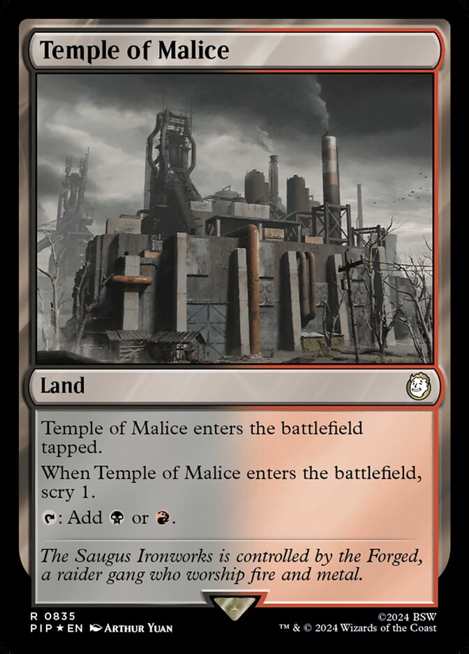 Templo da Maleficência / Temple of Malice - Magic: The Gathering - MoxLand