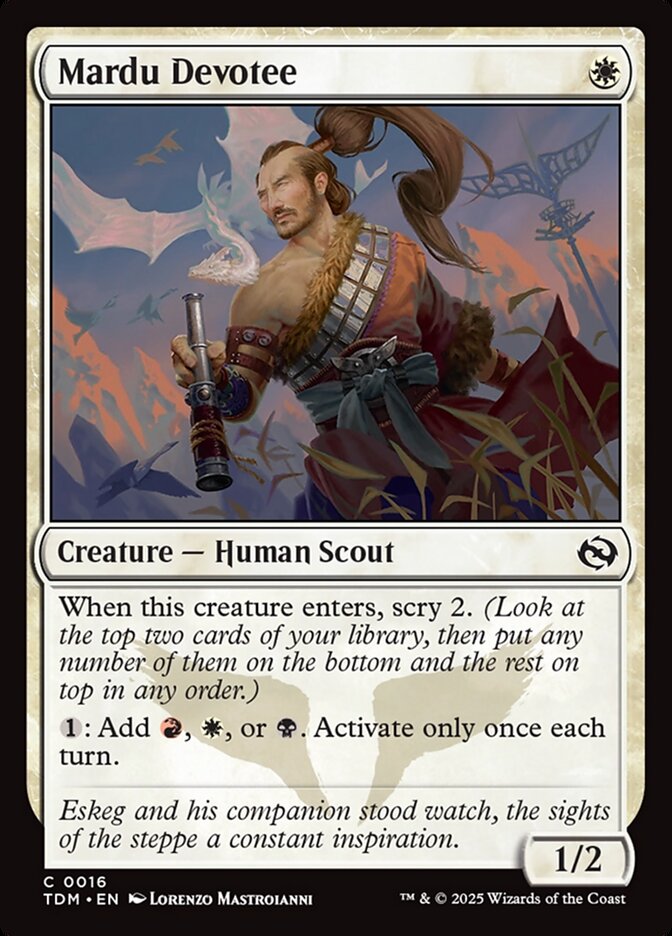 Devoto Mardu / Mardu Devotee - Magic: The Gathering - MoxLand