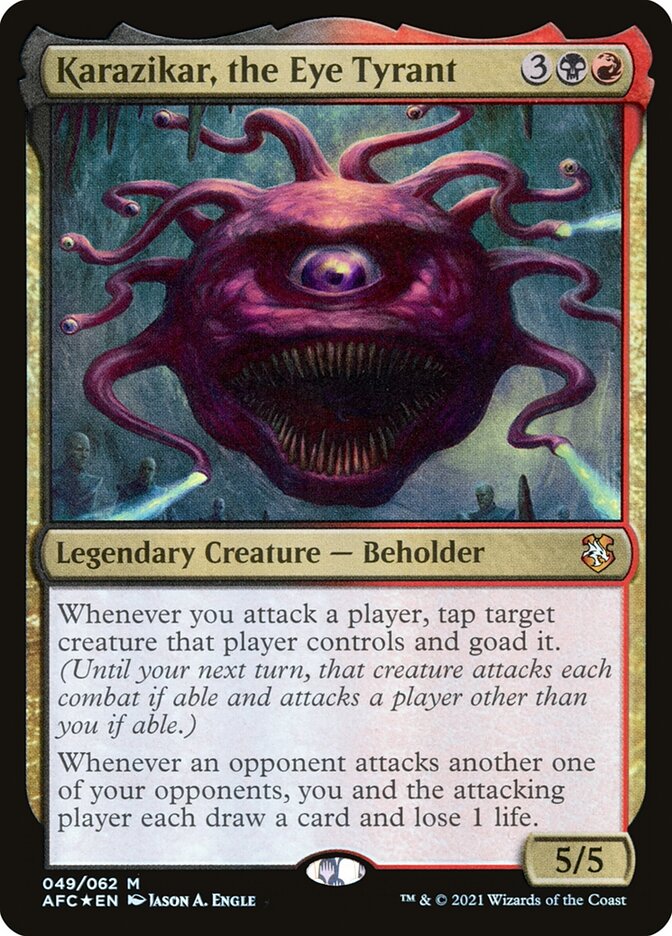 Karazikar, o Olho Tirano / Karazikar, the Eye Tyrant - Magic: The Gathering - MoxLand