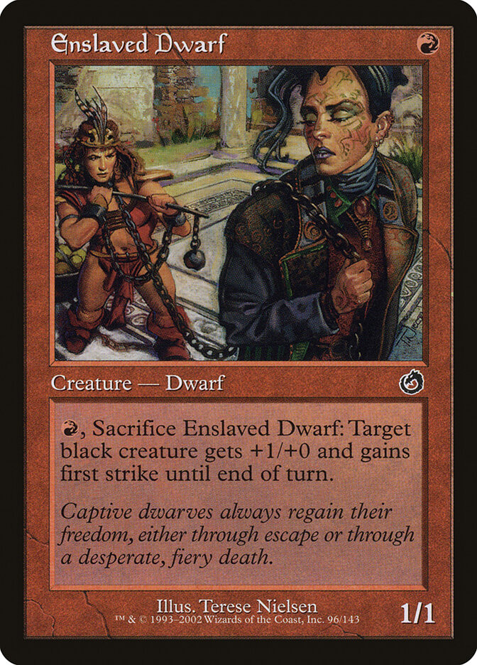 Anão Escravizado / Enslaved Dwarf - Magic: The Gathering - MoxLand