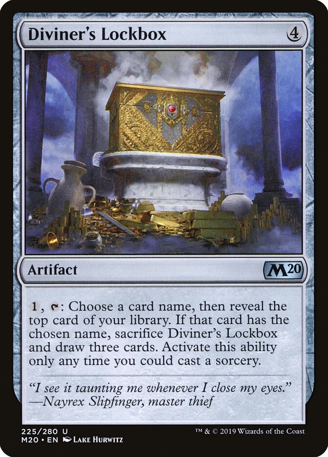 Cofre da Adivinha / Diviner's Lockbox - Magic: The Gathering - MoxLand