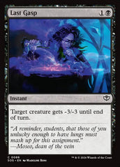Último Suspiro / Last Gasp - Magic: The Gathering - MoxLand