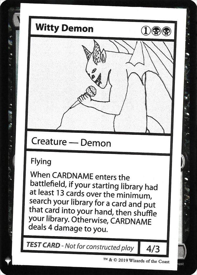 Witty Demon - Magic: The Gathering - MoxLand