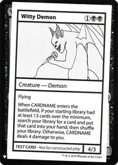Witty Demon - Magic: The Gathering - MoxLand