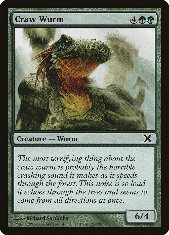 Serpente Terrestre de Craw / Craw Wurm - Magic: The Gathering - MoxLand