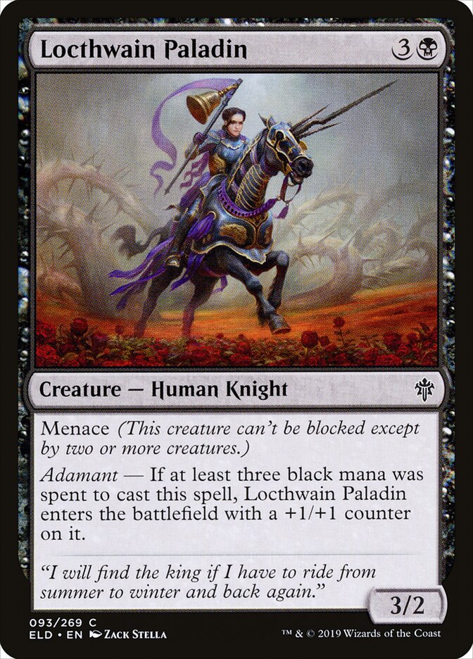 Paladina de Locthwain / Locthwain Paladin - Magic: The Gathering - MoxLand