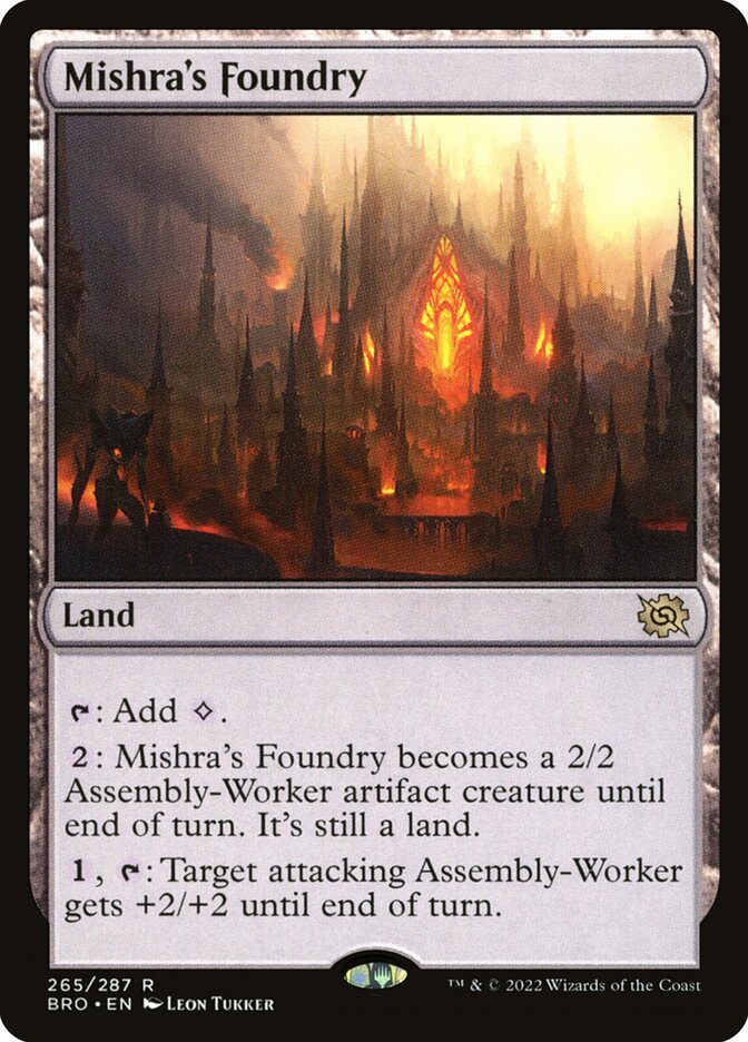 Fundição de Mishra / Mishra's Foundry - Magic: The Gathering - MoxLand