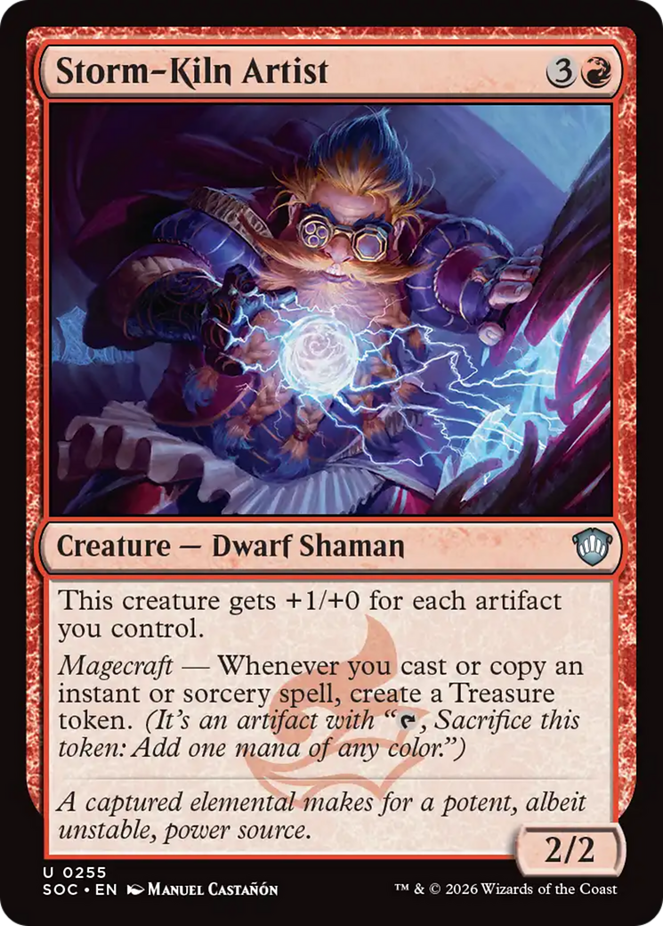 Artista da Fornalha Tempestuosa / Storm-Kiln Artist - Magic: The Gathering - MoxLand