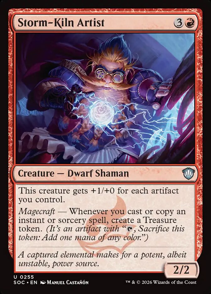Artista da Fornalha Tempestuosa / Storm-Kiln Artist - Magic: The Gathering - MoxLand