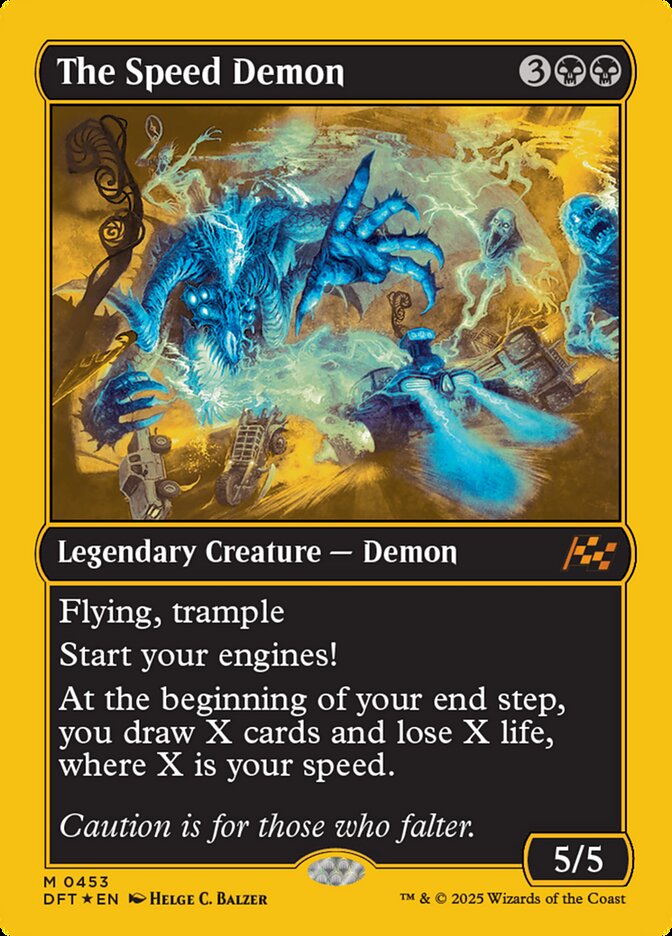 O Demônio da Velocidade / The Speed Demon - Magic: The Gathering - MoxLand