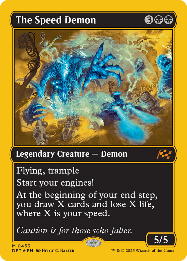 O Demônio da Velocidade / The Speed Demon - Magic: The Gathering - MoxLand