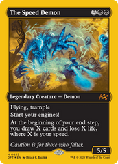O Demônio da Velocidade / The Speed Demon - Magic: The Gathering - MoxLand