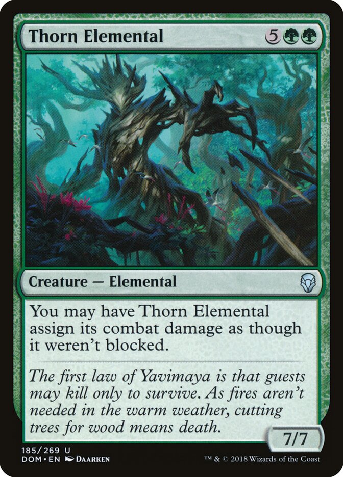Elemental dos Espinhos / Thorn Elemental - Magic: The Gathering - MoxLand