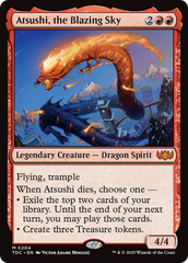 Atsushi, o Céu Flamejante / Atsushi, the Blazing Sky - Magic: The Gathering - MoxLand