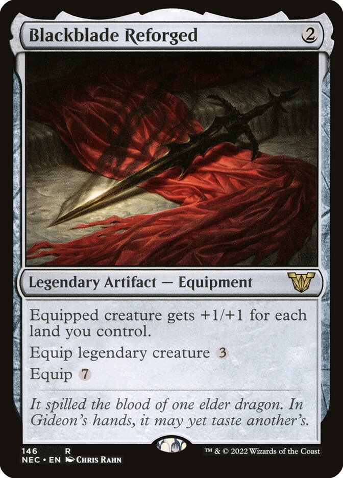 Lâmina Negra Reforjada / Blackblade Reforged - Magic: The Gathering - MoxLand