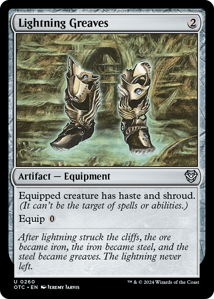 Grevas Faiscantes / Lightning Greaves - Magic: The Gathering - MoxLand