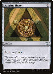 Sinete Azorius / Azorius Signet - Magic: The Gathering - MoxLand