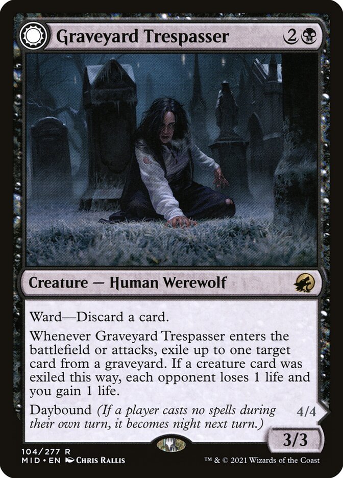 Invasora do Cemitério / Graveyard Trespasser - Magic: The Gathering - MoxLand