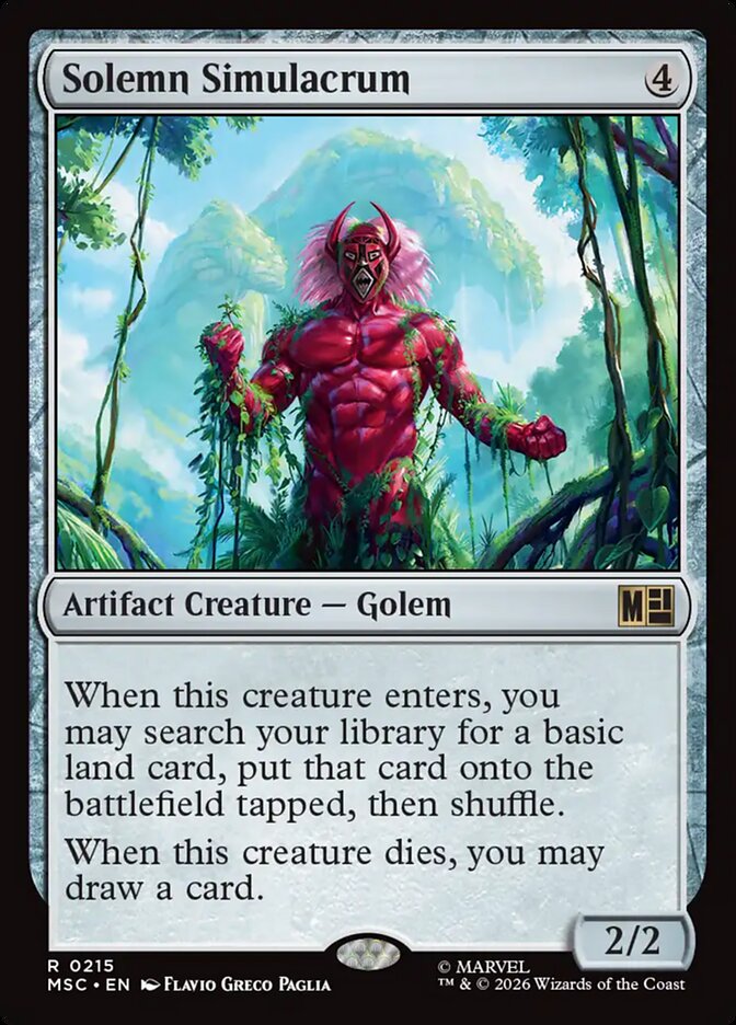 Simulacro Solene / Solemn Simulacrum - Magic: The Gathering - MoxLand