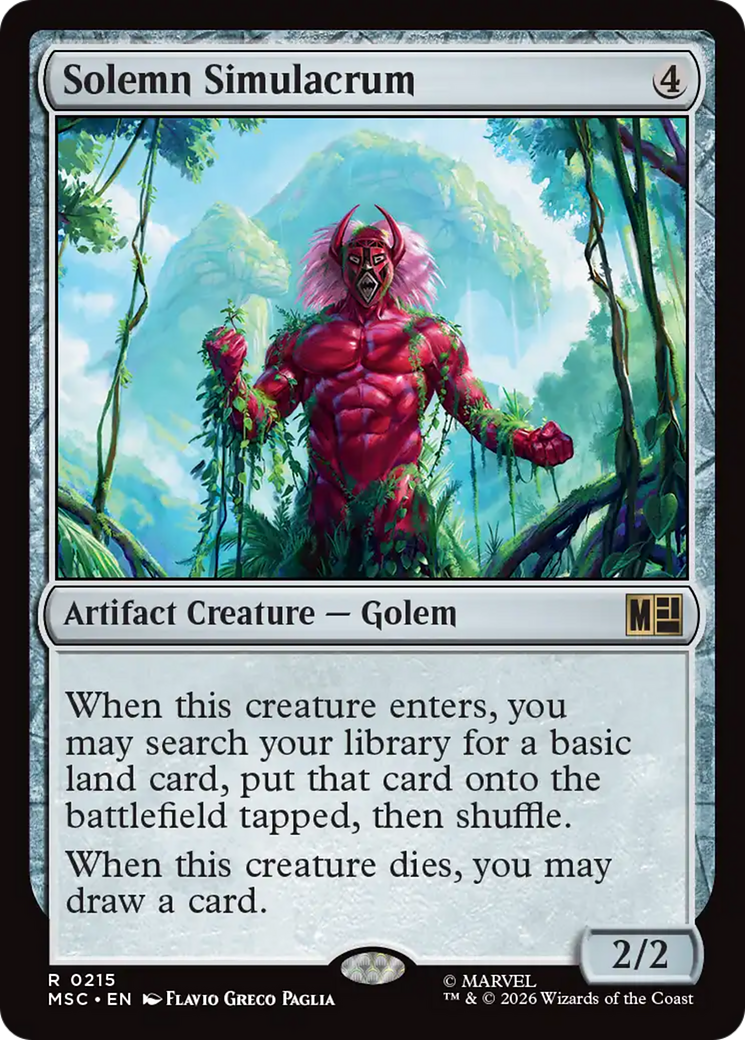 Simulacro Solene / Solemn Simulacrum - Magic: The Gathering - MoxLand