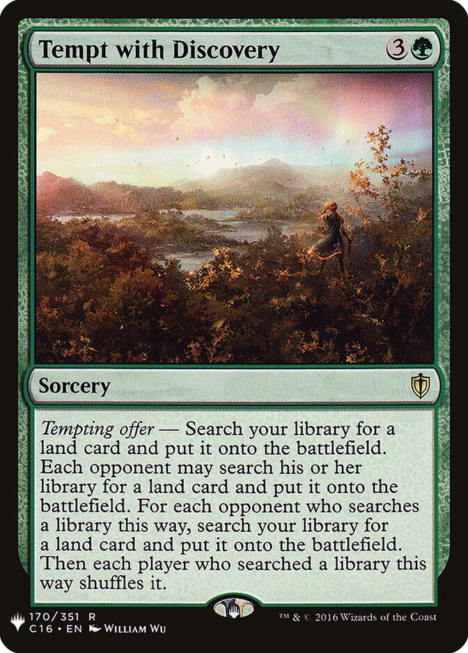 Tentação da Descoberta / Tempt with Discovery - Magic: The Gathering - MoxLand