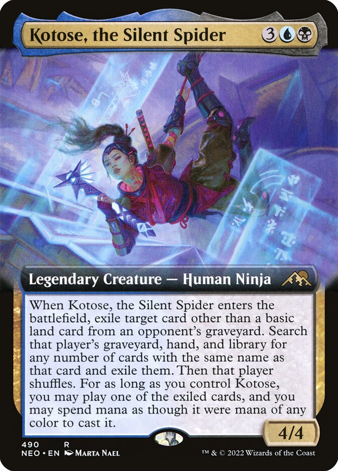 Kotose, a Aranha Silenciosa / Kotose, the Silent Spider - Magic: The Gathering - MoxLand