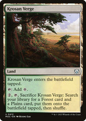 Orla Krosana / Krosan Verge - Magic: The Gathering - MoxLand
