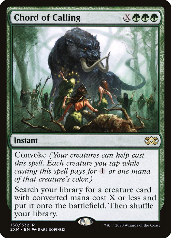 Acorde do Chamado / Chord of Calling - Magic: The Gathering - MoxLand