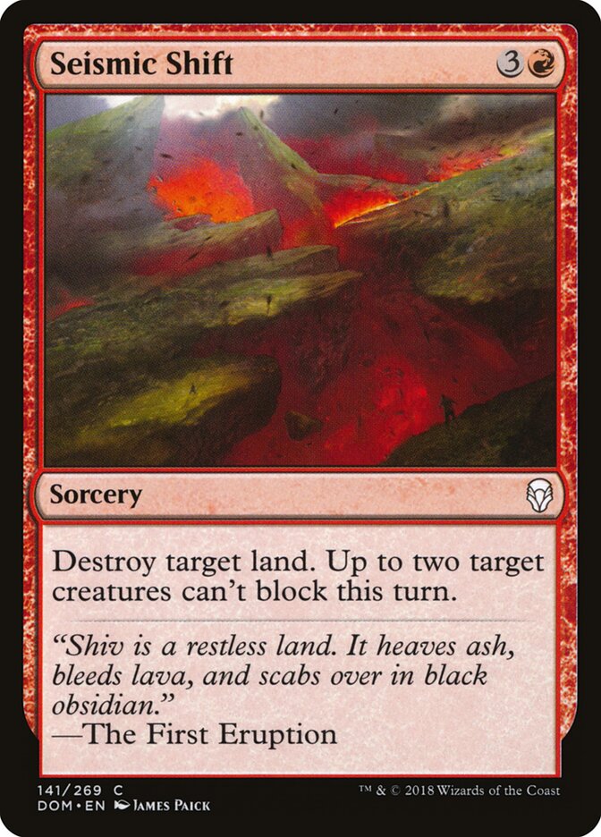 Deslocamento Sísmico / Seismic Shift - Magic: The Gathering - MoxLand
