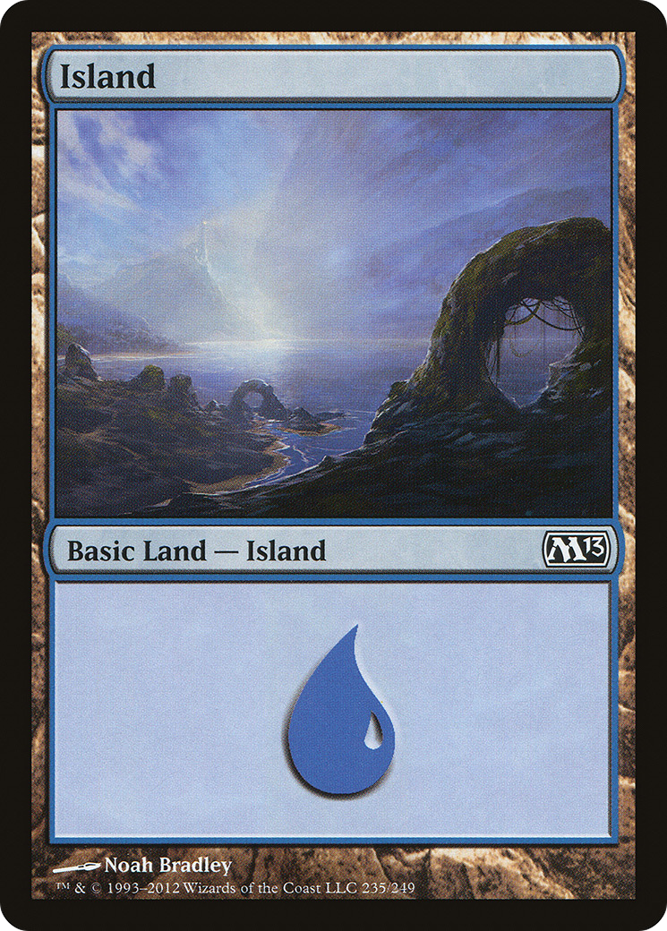 Ilha / Island - Magic: The Gathering - MoxLand