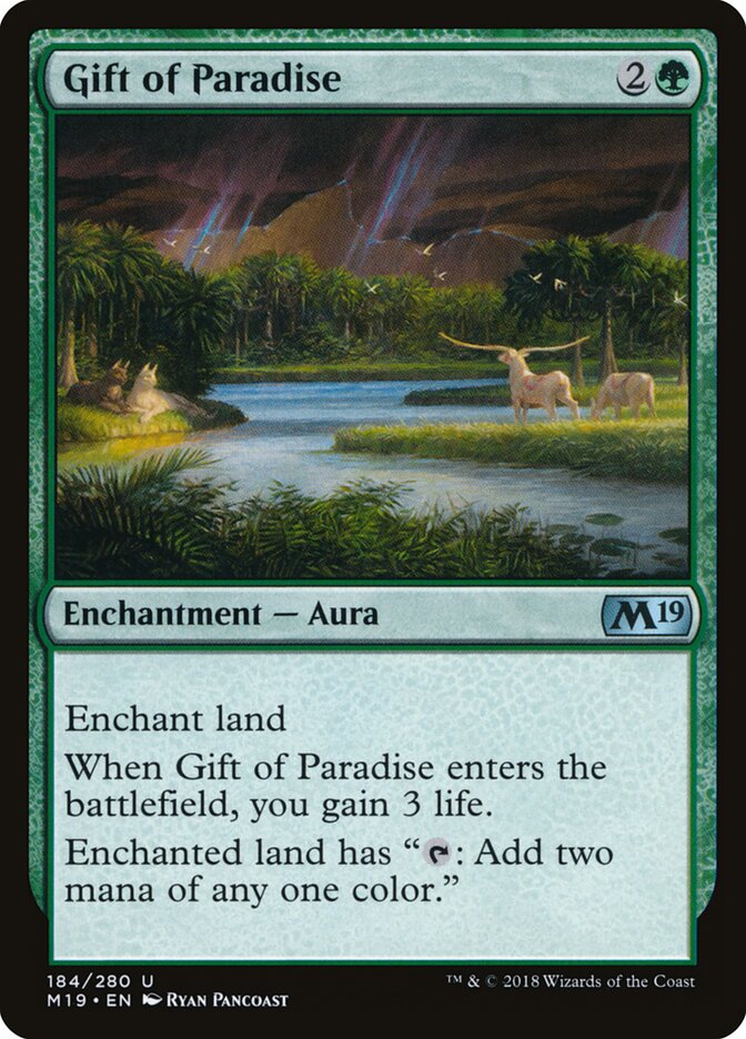 Dádiva do Paraíso / Gift of Paradise - Magic: The Gathering - MoxLand