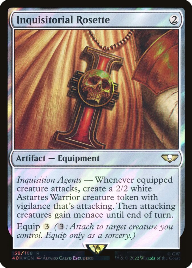 Insígnia de Inquisidor / Inquisitorial Rosette - Magic: The Gathering - MoxLand