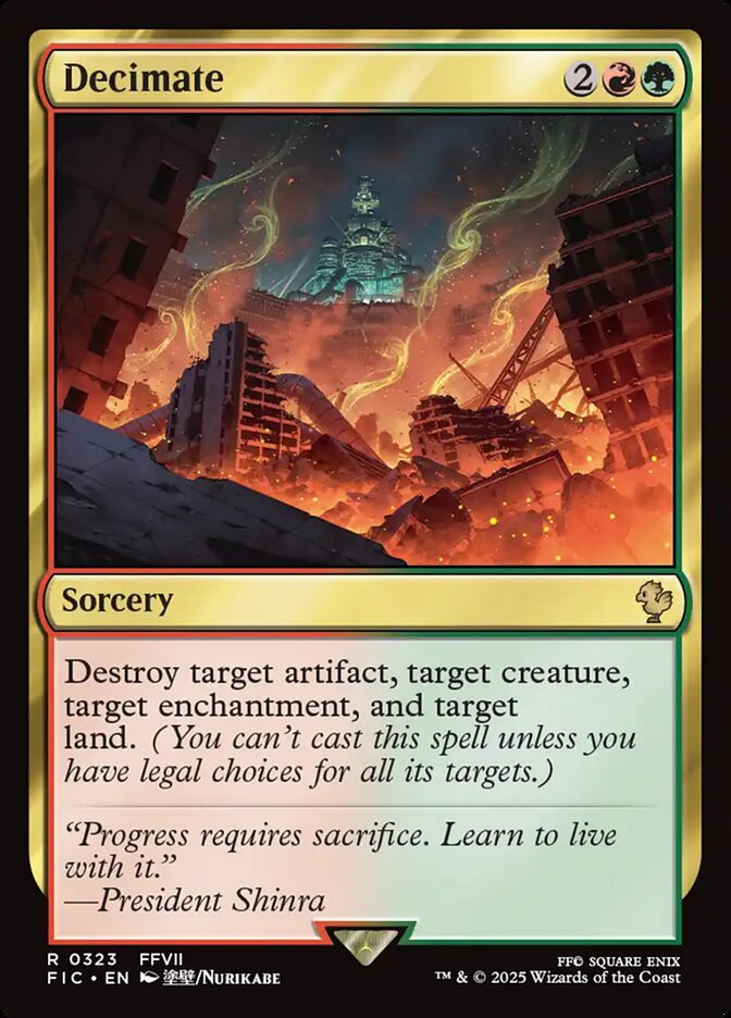 Dizimar / Decimate - Magic: The Gathering - MoxLand