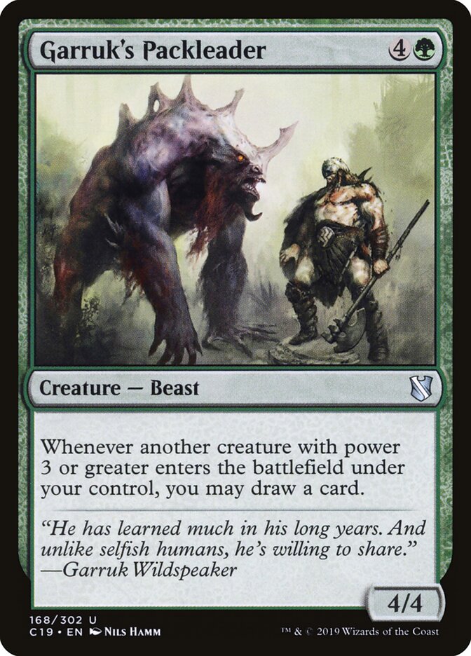 Líder de Matilha de Garruk / Garruk's Packleader - Magic: The Gathering - MoxLand
