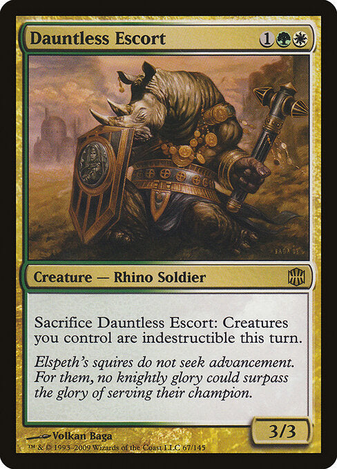 Acompanhante Destemido / Dauntless Escort - Magic: The Gathering - MoxLand