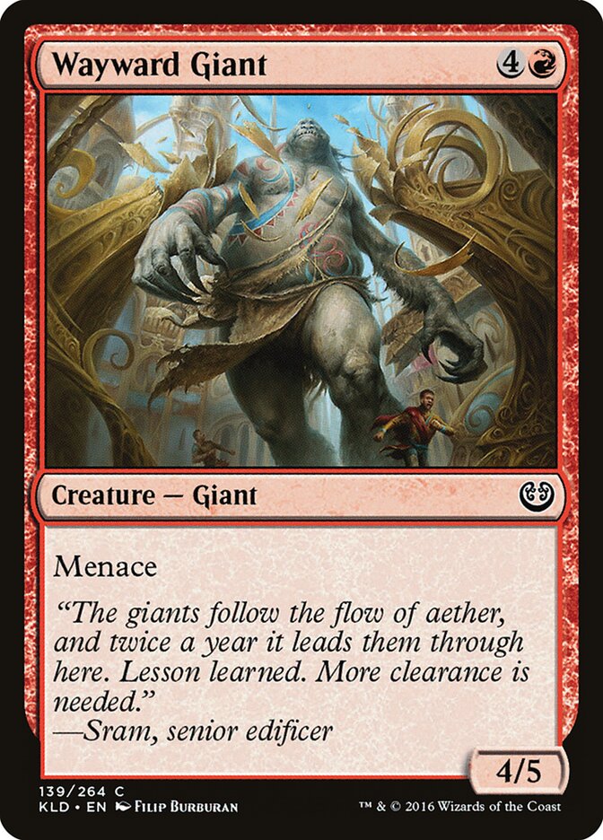 Gigante Errático / Wayward Giant - Magic: The Gathering - MoxLand
