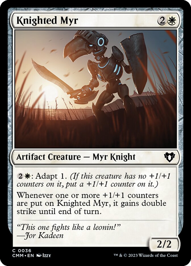 Myr Sagrado Cavaleiro / Knighted Myr - Magic: The Gathering - MoxLand