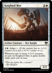 Myr Sagrado Cavaleiro / Knighted Myr - Magic: The Gathering - MoxLand