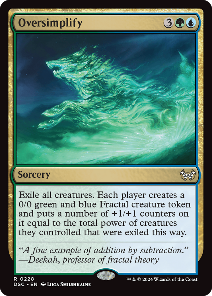 Supersimplificar / Oversimplify - Magic: The Gathering - MoxLand